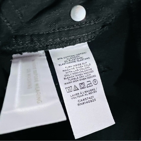 LOFT NWT Black Skinny High Rise Jeans Size 8/29 - Picture 13 of 13